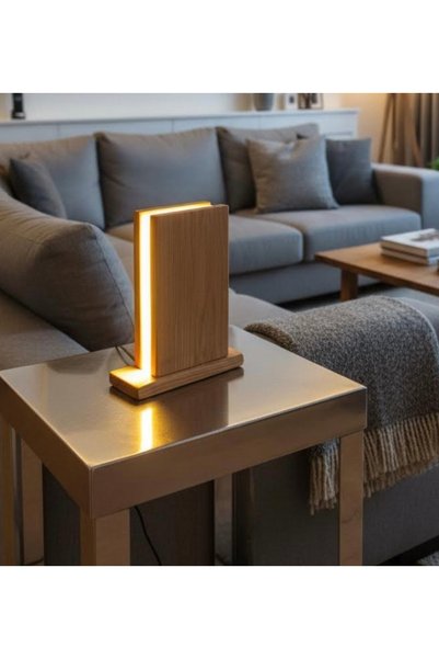 AHŞAP LED GECE IŞIĞI