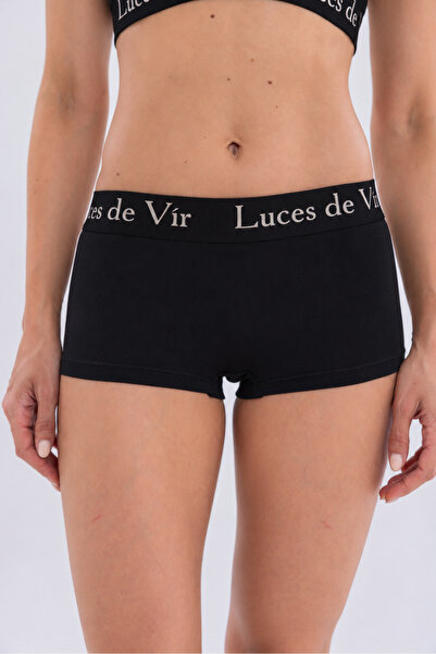 Luces de Vir Kadın Boyshort Külot Siyah