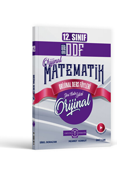 Orijinal Yayınları ODF Orijinal 12. Sınıf Matematik Konu Anlatımlı ODF Orijin...