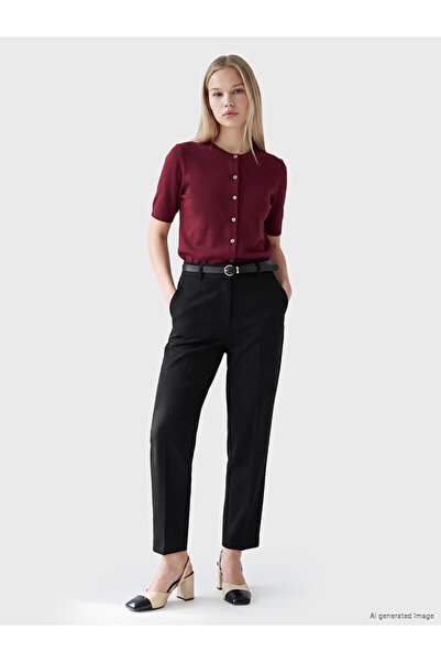 LC Waikiki I Beli Belted Women's Trousers from Freezen Store