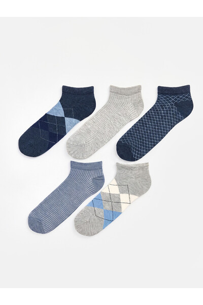 LC Waikiki I Embroidered Men's Bootie Socks 5-Pack from Freezen Store