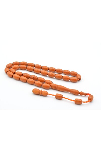 Murty99 Systematic Arpa Cut Daily Size Light Orange Fiber Prayer Beads
