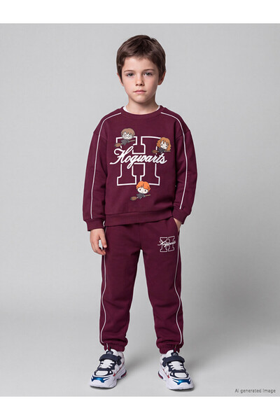 LC Waikiki Rmz Gi̇yi̇m Farkiyla Harry Potter Printed Boys' Set