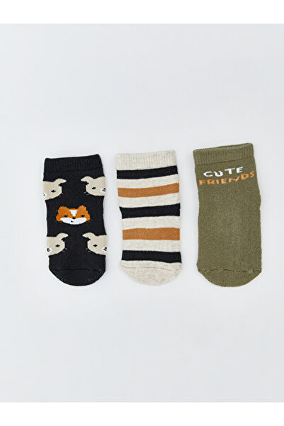 LC Waikiki I Embroidered Baby Boy Socks 3-Piece Set from Freezen Store