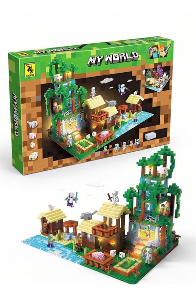 Generic Brand My World Game Building Block Set Minecrafted World Bricks Toy w...