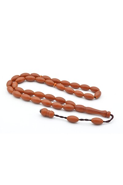 Murty99 Systematic Cut Barley Daily Size Orange Fiber Prayer Beads
