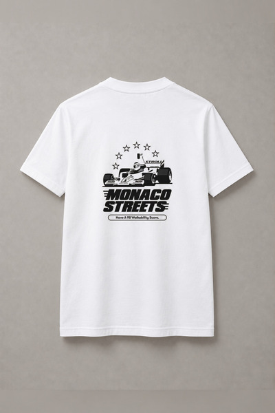 Monaco Streets Unisex Basic Tişört