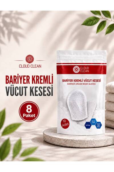 Bariyer Kremli Vücut Kesesi-10'lu 8 Paket