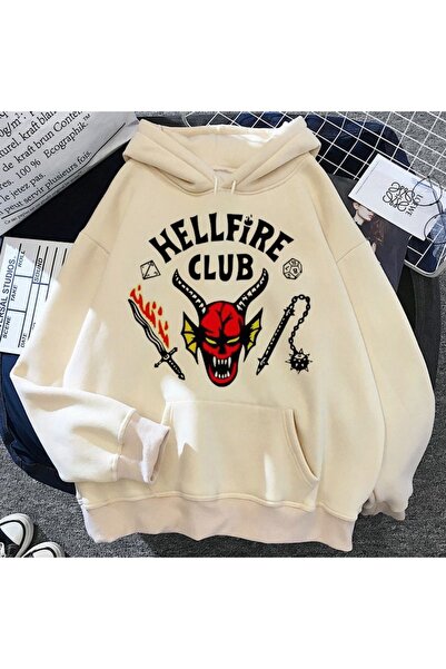 Vordevia Hawkins Hellfire Club Stranger Things majica sa štampanim pamukom i ...