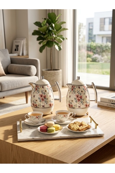 Generic Trams Tea and Coffee Set 1 Liter -1Liter with a Modern and Elegant Touch