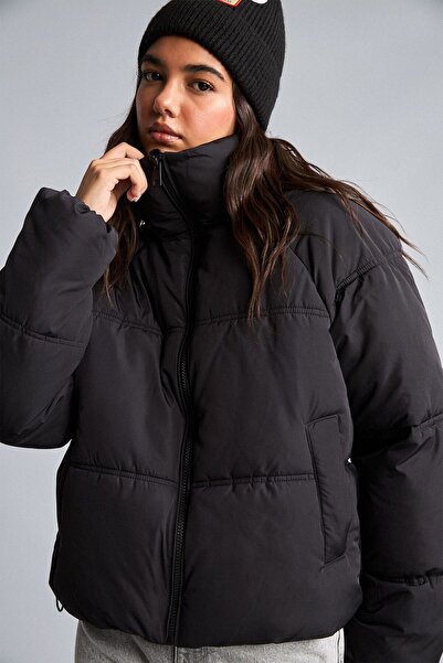 DeFacto Regular Fit Dik Yaka Şişme Mont H3822AX26AU