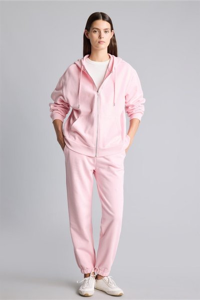 DeFacto بنطلون رياضي من القطن بخصر مطاطي ورباط من Jogger Fit F9622AX26WN