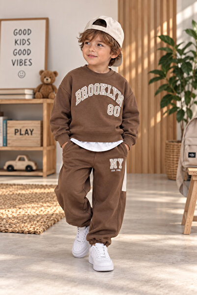 Neo Kids Erkek Çocuk Brooklyn 80 Baskılı Eşofman Takımı