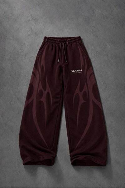 Slatra Erkek Bordo Slatang Baggy Eşofman
