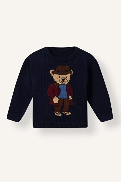 DeFacto Bear Printed Knitwear Sweater Baby Boy G3358A526Wn