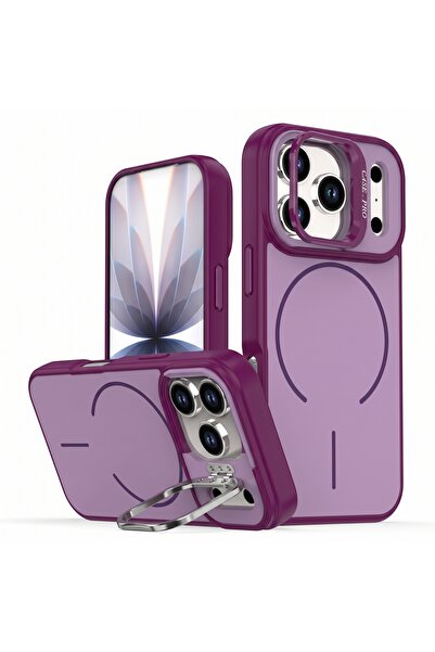 Rivor Apple iPhone 17 Pro Max & iPhone 18 Pro Max Uyumlu Kılıf Kamera Standlı...