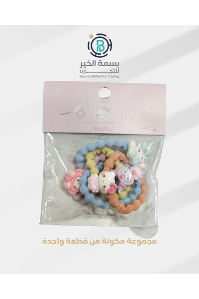LOZAN مجموعة مشابك شعر ربطات شعر صغيرة ملونة للفتيات الصغيرات