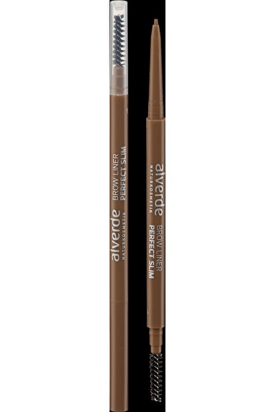 OEM alverde NATURKOSMETIK Tuș pentru sprâncene Perfect Slim 04 Macchiato, 0,05 g