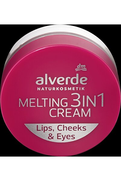 OEM alverde NATURKOSMETIK Fard de obraz cremos 3 în 1 - 01 Berry, 6,5 ml