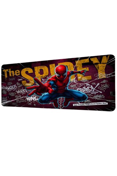 gxe.art Mousepad pentru jocuri Spidey 40x90 cm Bază anti-alunecare Mousepad s...
