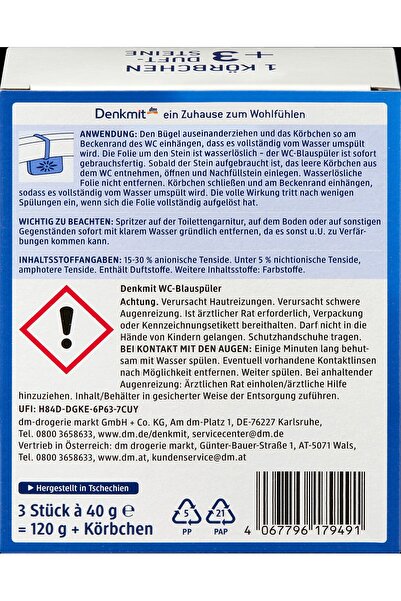 Denkmit Odorizant WC 1 suport 3 rezerve, 1 buc - parfum cameră