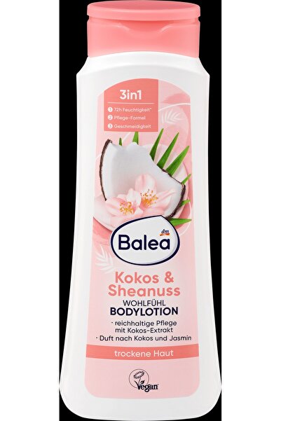 BALEA Loțiune de corp cu nucă de cocos și shea, 400 ml - cremă