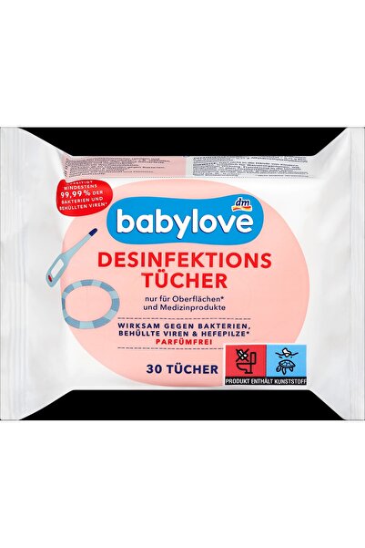 Babylove Șervețele umde dezinfectante, 30 buc - umede altele