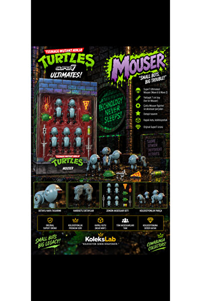Super7 TMNT Ultimates! – Mouser Pack