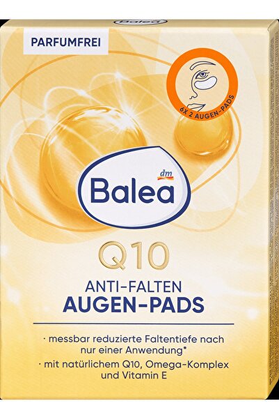 BALEA Patch-uri antirid pentru ochi Q10, 12 buc - Anti-îmbătrânire, Mască față