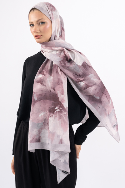 m moon scarf شال من الخيزران المزخرف من 'روزا'، شال عالي الجودة وموسم جديد