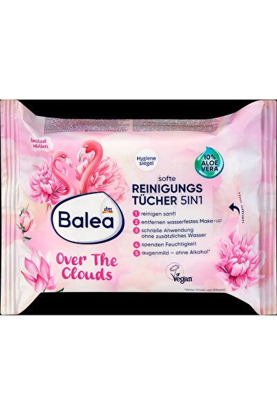 BALEA Șervețele demachiante Over The Clouds, 25 buc - cosmetice dischete, Pro...