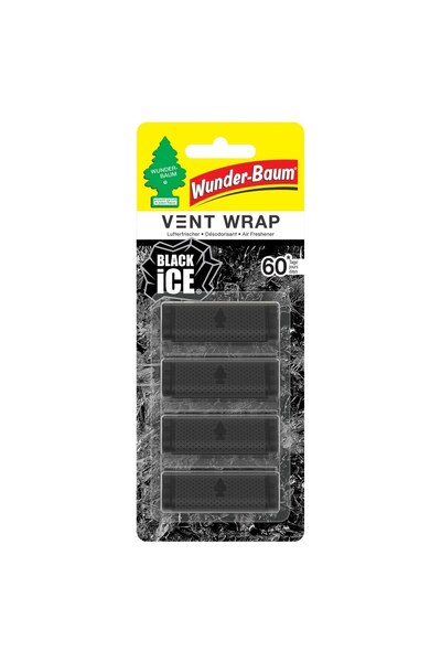 Wunder-Baum Odorizant auto, clip pentru ventilație, Wunder-Baum, Black Ice, 7...