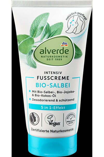 OEM alverde NATURKOSMETIK Cremă pentru picioare 5in1 cu salvie și scoarță de ...