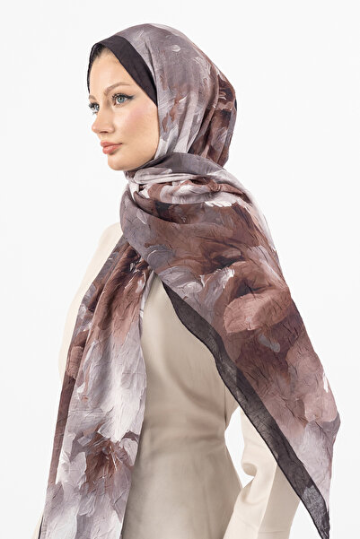 m moon scarf ' ROSEA ' DESENLİ BAMBU KRAŞ ŞAL , YÜKSEK KALİTE & YENİ SEZON ŞAL