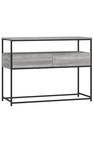 vidaxl Măsuță consolă, gri sonoma, 100x40x75 cm, lemn prelucrat