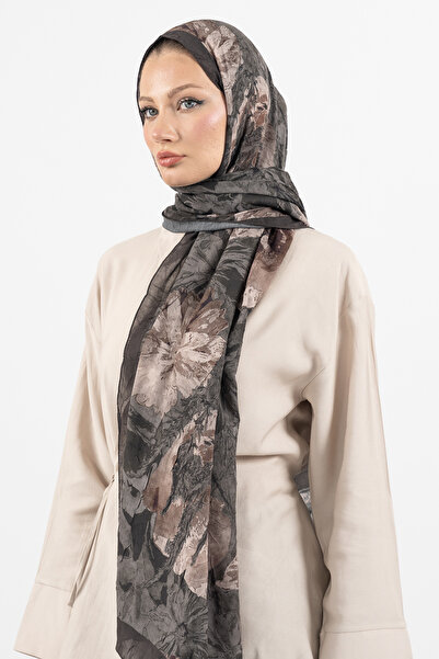 m moon scarf ' ROSEA ' DESENLİ BAMBU KRAŞ ŞAL , YÜKSEK KALİTE & YENİ SEZON ŞAL
