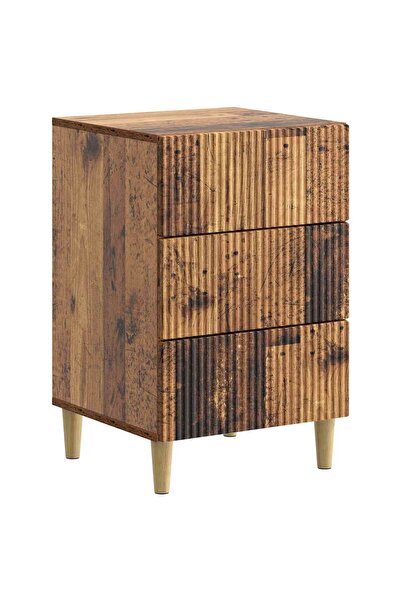 vidaxl Dulap de noapte Lemn vechi 43 x 41 x 66,5 cm Lemn prelucrat