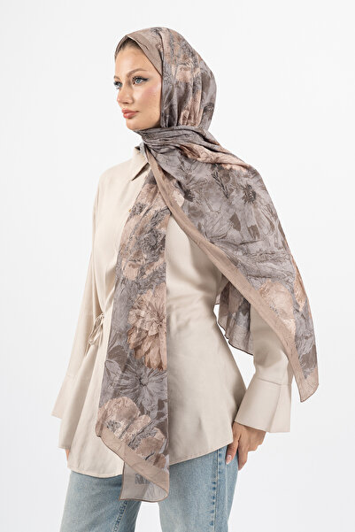 m moon scarf ' ROSEA ' DESENLİ BAMBU KRAŞ ŞAL , YÜKSEK KALİTE & YENİ SEZON ŞAL