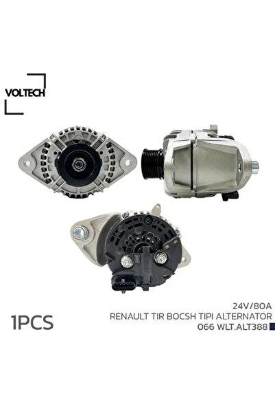 Universal Alternatör 24v 80a tır bosch tıpı voltech 124555020