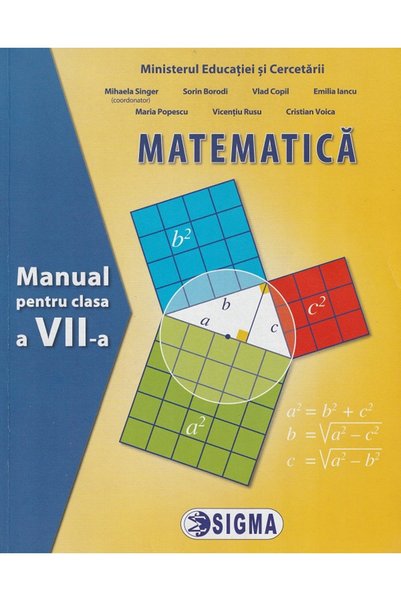 Sigma Matematica - Clasa 7 - Manual - Mihaela Singer, Sorin Borodi, Vlad Copi...