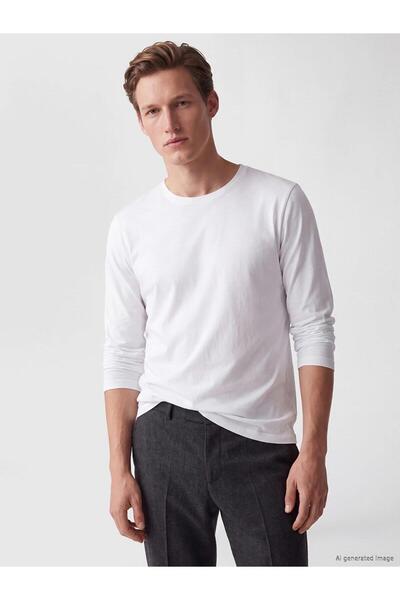 LC Waikiki Crew Neck Long Sleeve Men's T-Shirt (W6)