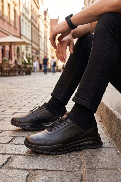 M.P. 262-5317 Men's Casual Leather Shoes Black