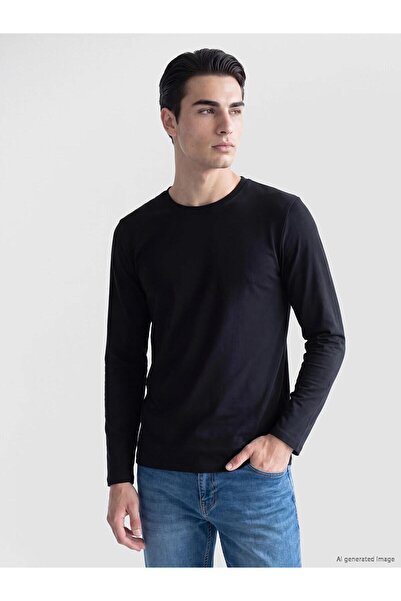 LC Waikiki Crew Neck Long Sleeve Men's T-Shirt (W6)