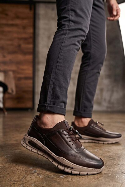 M.P. 262-5317 Men's Casual Leather Shoes Brown