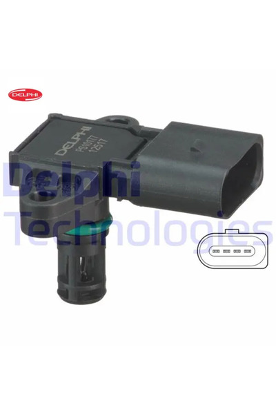 DELPHİ Map sensörü - audı a4 / seat ıbiza / skoda fabia. octavia / vwfox. polo 02/99> 03D906051