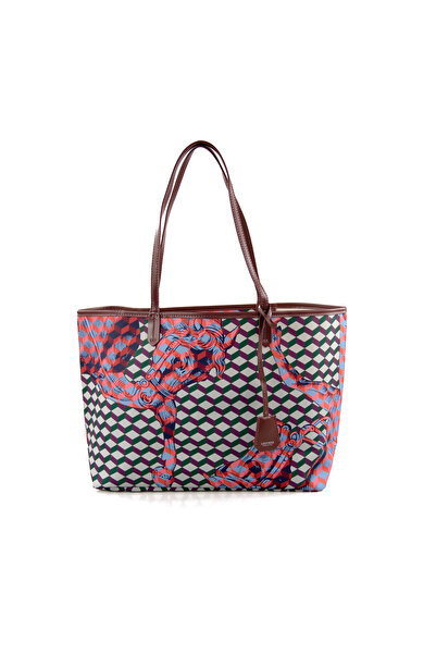 Ln New Vintage Checkerboard Tote Bag — Large Capacity Handbag
