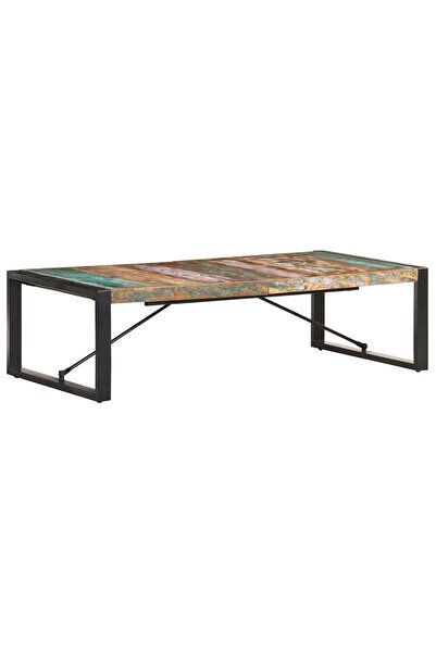 vidaxl Măsuță de cafea, 140 x 70 x 40 cm, lemn masiv reciclat