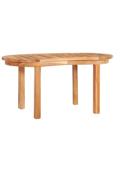 vidaxl Măsuță de cafea, 90 x 50 x 45 cm, lemn masiv de tec