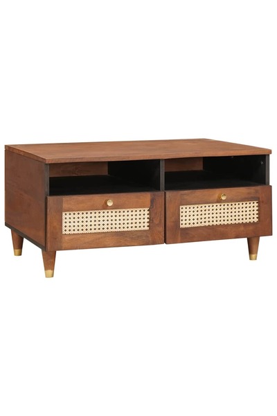 vidaxl Masă de cafea 80 x 54 x 40 cm Lemn de mango solid