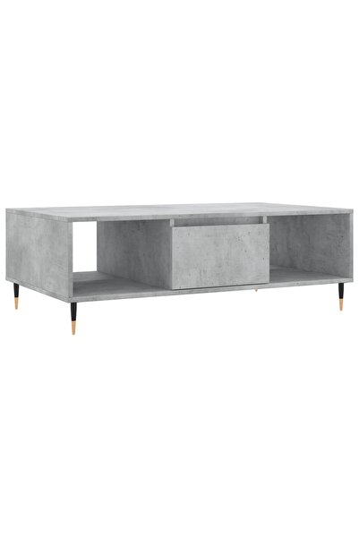 vidaxl Masă de cafea, gri beton, 104x60x35 cm, lemn compozit